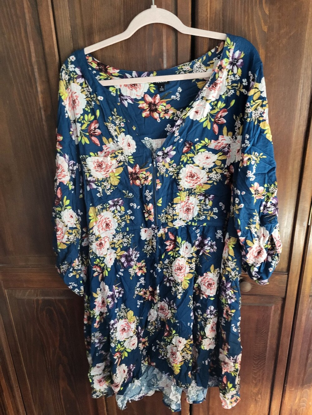 Torrid Floral Navy Dress